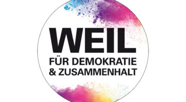 Logo WEIL für Demokratie & Zusammenhalt
